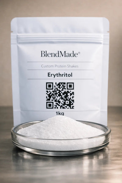 Erythritol — white sugar‑alcohol sweetener powder for BlendMade low‑calorie shakes