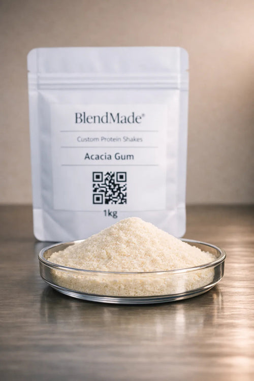 Acacia Gum — fine prebiotic fibre powder for BlendMade gut‑health shakes