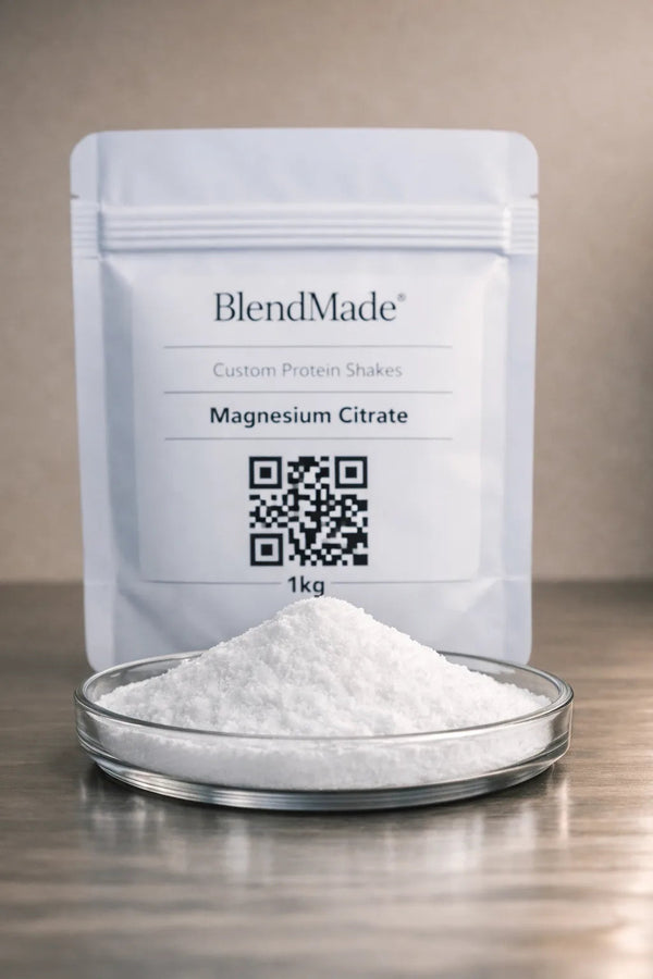 Magnesium Citrate — mineral powder used in BlendMade functional booster shakes