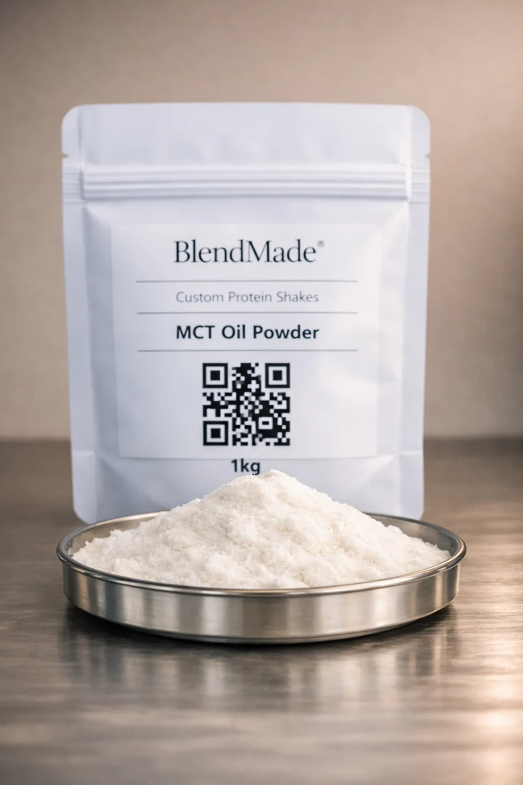 MCT Powder — creamy white fat‑source powder for BlendMade custom shakes