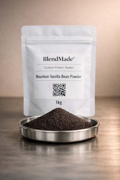 Bourbon Vanilla Bean Powder — warm creamy vanilla powder for BlendMade shakes