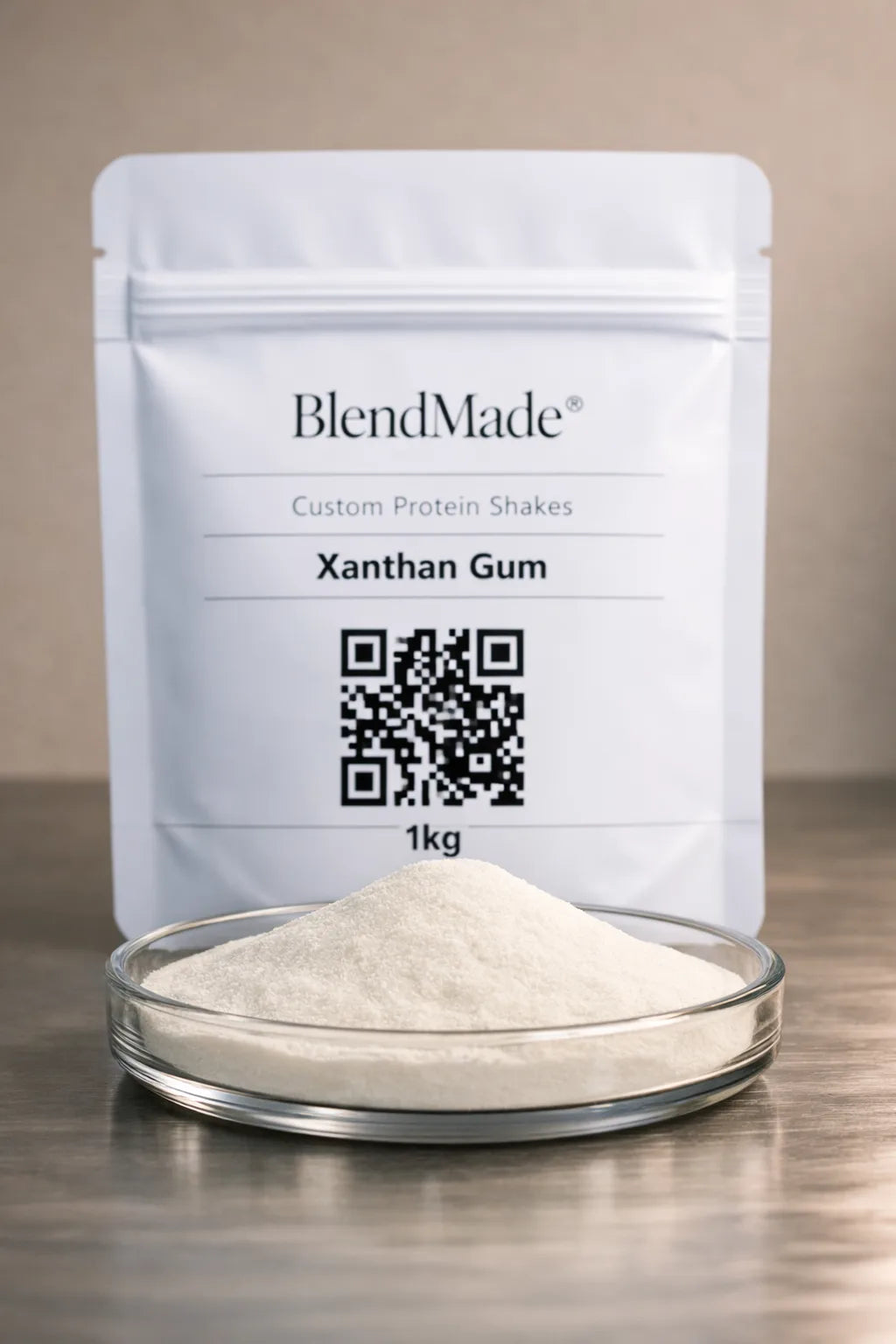 Xanthan Gum — fine thickening powder for BlendMade creamy shake textures