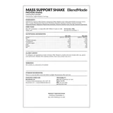 Mass Support Protein Shake | 07 | b07c8c5a2c4d | Rear label close-up