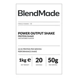 Power Output Protein Shake | 02 | 369476ed3d92 | Front label close-up