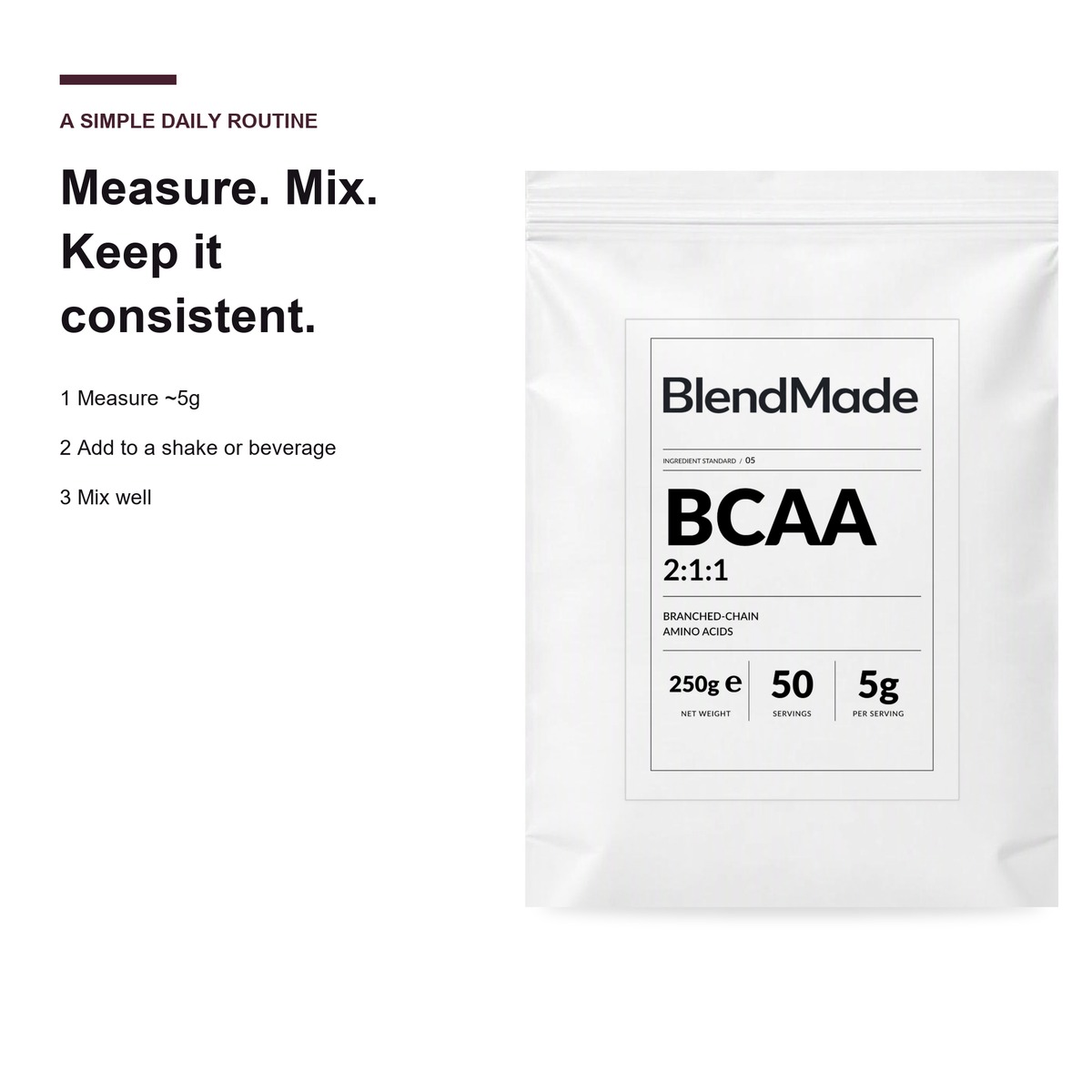 BCAA 250g | 05 | How to use