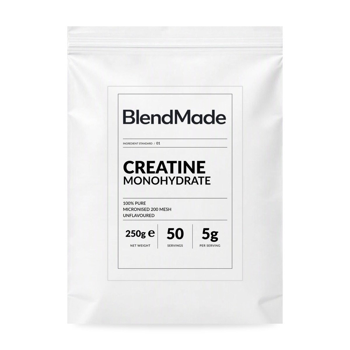 Creatine Monohydrate 250g | 01 | Main pack shot