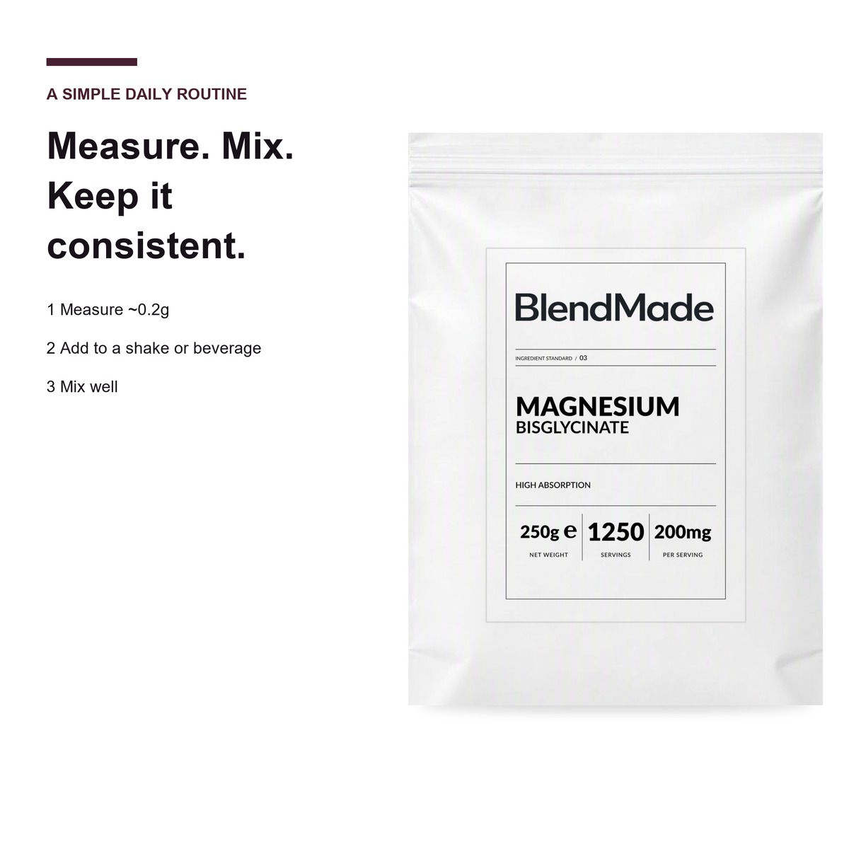 Magnesium 250g | 05 | How to use