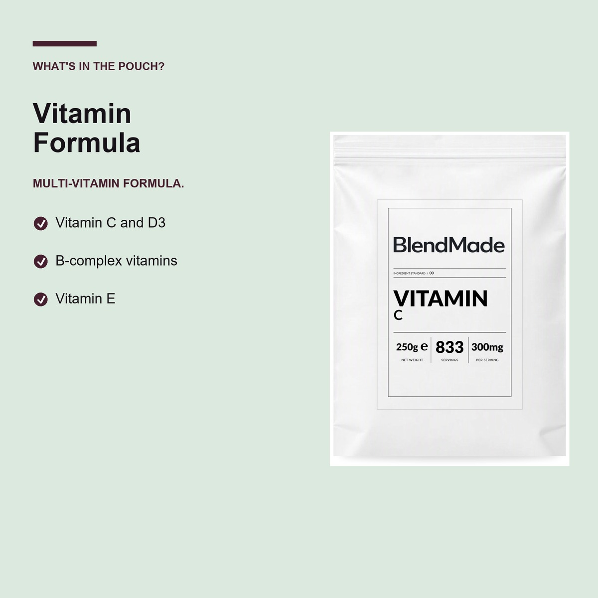 Vitamin C 250g | 03 | What's in the pouch